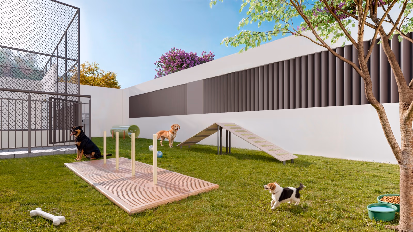 Perspectiva ilustrada — Pet place no Riviera Home Resort